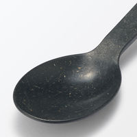 無印良品 ヤシの端材を使った スプーン 約１７ｃｍ 黒 1セット（1本×3） 良品計画