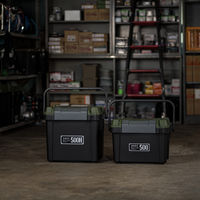 JEJアステージ シールドボックスシャット500HX ブラックグリーン 1個