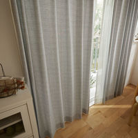 スミノエ コルネ セミオーダー カーテン グレンティ 1900×1400mm ブルーグレー １セット(2枚入)（直送品）