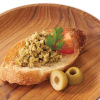 カルディーコーヒーファーム カルディオリジナル ブルスケッタ ザク切りオリーブ グリーン 120g 1セット（7個） 瓶詰