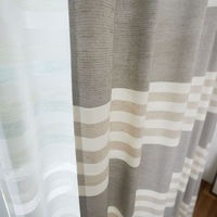 スミノエ コルネ セミオーダー カーテン アルディ 2700×2350mm ブラウン １セット(2枚入)（直送品）