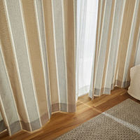 スミノエ コルネ セミオーダー カーテン コード 1100×2250mm ブラウン １セット(2枚入)（直送品）