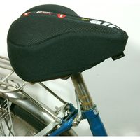 ユニコ エアーサドルカバー ヘクトパスカル ワイド ブラック 4582188492052 1個（直送品）