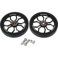 RIDEA Easy Wheel(Brompton) マットレッド EW2 1セット（直送品）