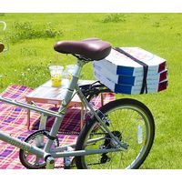 箕浦 小型リアキャリア EB-BANDタイプ ブラック SSR-300 1個（直送品）