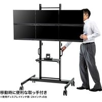サンワサプライ 多面取付けディスプレイスタンド CR-PL48BK 1台（直送品）