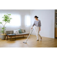 アイリスオーヤマ 充電式紙パックスティッククリーナー SBD78DCBLP-W ホワイト 1台（直送品）