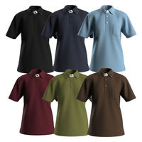 サーヴォ ポロシャツ（男女兼用・半袖） ブラウン S MCSU-2401-C9 1着（直送品）