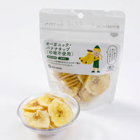 有機素材 ドライフルーツ チャック付 小袋 BIONOWA オーガニック バナナチップ（砂糖不使用）  1セット（1個×5）