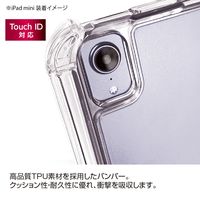 ナカバヤシ iPad mini (第6世代/A17 Pro)衝撃吸収ケース ブラック TBC-IPM2102BK 1個