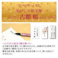 あかしや 新毛筆 古都 桜 3本セット SAW-S-500P-3P 1セット（直送品）