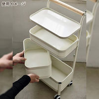 Habiter(アビテ) ピヴォ・トローリーラック ZK-901-BK 1個（直送品）