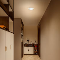 アイリスオーヤマ 小型シーリングライト 導光板 950lm 電球色 人感センサー付 SCL95L-MS-P 1台