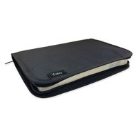 エムプラン ラウンドジップ ブックカバーN A5判サイズ ブラック 114042-15 1個（直送品）