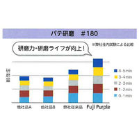 三共理化学 FujiPurple フジパープル 穴あり #240 BCWD-PS 1セット(1箱(100枚)×100)（直送品）