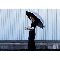 アテイン 晴雨兼用65cmジャンプ 切り継ぎ UNiB グレー 3408GY 1セット(1本×3)（直送品）