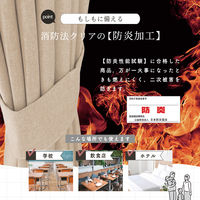 サンローズ 4枚組 カーテン レースカーテンセット マーベル 1000×1000mm ベージュ 1セット(4枚入)（直送品）