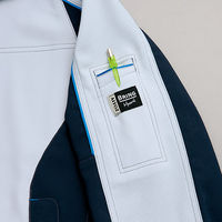 アイトス 長袖ブルゾン シルバーグレー×ネイビー SS 9130-003-SS 9130 1着（直送品）