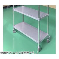 アズワン 静音キャスター ストッパー付き 1セット(4個入) ASsk75-04P 1セット(4個) 60-6338-88（直送品）