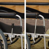 アズワン 自走式車いす NVOシリーズ用 ブレーキ延長棒 8-900-64 1本（直送品）