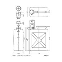 ニッコー・ハンセン 平角缶(1ヶロ)3L 1ケース(60本入) 3L 1ケース(60本) 69-5600-75（直送品）