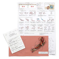 刺しゅうキット GARDENPARTY はじめてのフランス刺しゅう レッスンLevel2 GP-K8 OLY-GP-K8 1組（直送品）