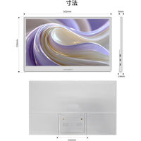 JAPANNEXT 15.6インチ ワイド モバイルディスプレイ JN-MD-IPS156F2-W 1台（直送品）