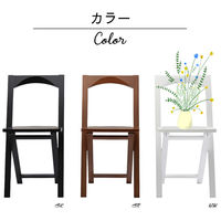 タマリビング ボーナス フォールディングチェア ボーナス ホワイト 1セット（4脚入）（直送品）