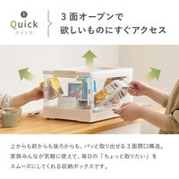 萩原 【3個セット】収納ボックス PS100 S(20L) 240653150 1セット(3個入)（直送品）