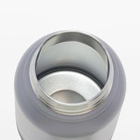 ベストコ マグボトル 350ml 保冷 保温 グレー ステンレス ハンドル付き NQ-0332 1個（直送品）