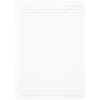 マルマン 書きやすいルーズリーフ B5 7mm横罫 100枚入 26穴 紙パッケージ L1200HK 1セット(3冊)（直送品）