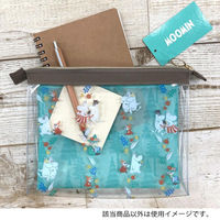学研ステイフル MOOMIN ムーミン ペンポーチM クリア グリーン F20047 1個（直送品）