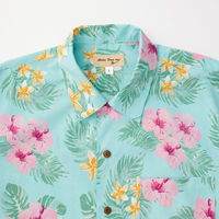 ボンマックス アロハシャツ(ハイビスカス柄) ピンク 4L FB4577U FB4577U-9-4L 1着（直送品）