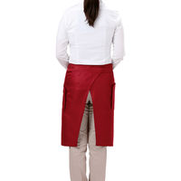 ボンマックス スリット入りミドルエプロン ブルー F FK7208 FK7208-7-999 1枚（直送品）