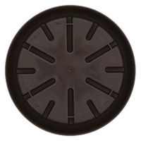 ベストコ フラワーポット用 根腐れ防止 プレート 受け皿 4号 ブラウン MA-3248 1個（直送品）