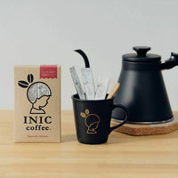 INIC coffee　ドリップドコーヒーパウダー 2種飲み比べ（スムースアロマ・ハニー）　ギフトカード　二重封筒／熨斗（御礼）（直送品）