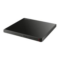 ポータブルDVDドライブ バッファロー USB2.0対応 再生/書込ソフト添付 DVSM-PLS8U2-BKB 1台（直送品）