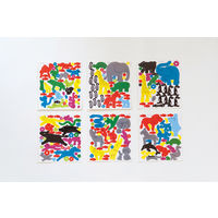 コクヨ シールブック カラフルアニマル KE-WC16 1冊