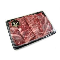 【手土産やお祝いの贈り物に】 宮崎県産 霧峰牛 カタロース焼肉 ギフトカード　二重封筒　熨斗（御祝）（直送品）