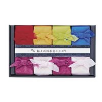 【手土産やお祝いの贈り物に】 極上 新潟県産 コシヒカリ 8個・今治タオル ギフトセット ギフトカード　桐箱　紙袋　熨斗　御祝（直送品）