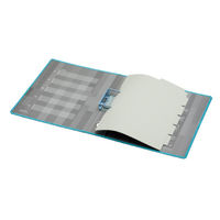 コクヨ　チューブファイル　NEOS　A4タテ　とじ厚50mm　ターコイズブルー　両開きパイプ式ファイル　フ-NE650B　1冊