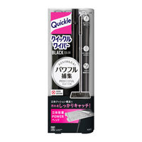 クイックルワイパー立体吸着ウエットシート ストロング レモン 1パック（12枚入）+ブラックカラー本体 セット