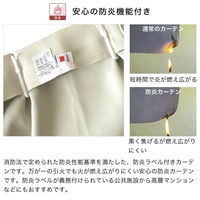 【軒先渡し】マッチングジャパン カーテン市場 防炎、遮光1級カーテン 750×2130mm ホワイト 1枚（直送品）