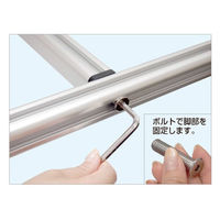 常磐精工 ブラックフロアバリウススタンドI型 A3縦 キャスターセット BFVAIAC-A3T-KSET 1台（直送品）