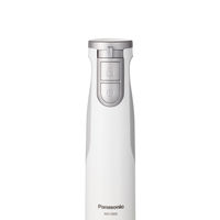 パナソニック ハンドブレンダー MX-S302-W ホワイト カラーレシピブック付き 1台4役（混ぜる・つぶす・きざむ・泡立て）