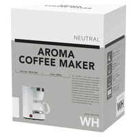LADONNA（ラドンナ） NEUTRALアロマコーヒーメーカーWH NR-K-CM1-WH ホワイト