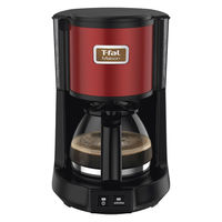 T-fal（ティファール） コーヒーメーカー メゾン CM4905JP ワインレッド おしゃれ シック ペーパーレス フィルター