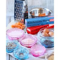 キッチニスタ 食品ラップ 抗菌レッド 30cm×100m 長尺 業務用 1セット（5本）