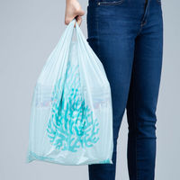 アスクル 海をまもるレジ袋 サンゴ （寄付金付き） バイオマスポリエチレン25%入 45号  1セット（1袋(100枚入)×30袋）  オリジナル