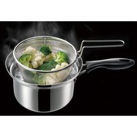 和平フレイズ 鍋屋大作 IH対応片手鍋18cm(ザル付) NR-7731 1個（直送品）